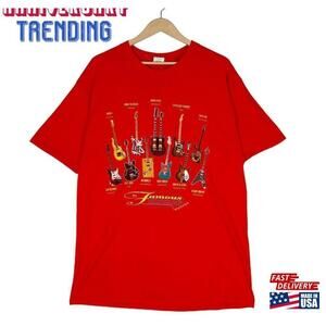 Famous Guitars By Legend Guatirist All Genre The Time Tshirt